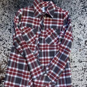 Flannel small button up